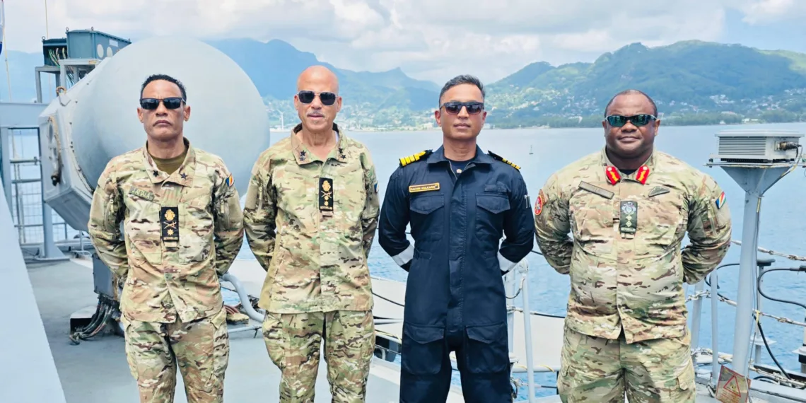 INS Trikand Concludes Seychelles Visit, Anchors Maiden Tri-Services Exercise Lamitiye 2026