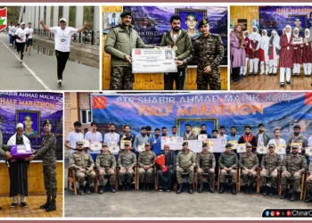 Army Organises Half Marathon in Memory of Kirti Chakra Awardee Shabir Ahmad Malik
