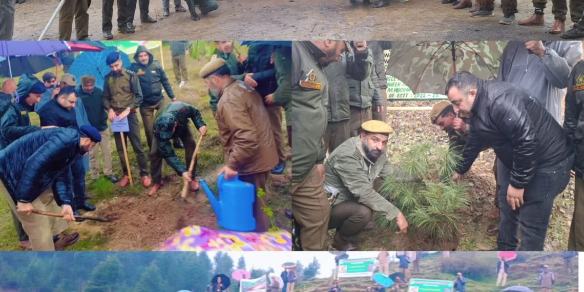 5,000 Saplings Planted in Kupwara Mega Green Drive Under ‘Vande Mataram’ Campaign