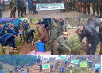 5,000 Saplings Planted in Kupwara Mega Green Drive Under ‘Vande Mataram’ Campaign