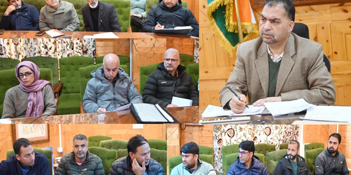 ADDC Shopian reviews progress under JKCIP, HADP