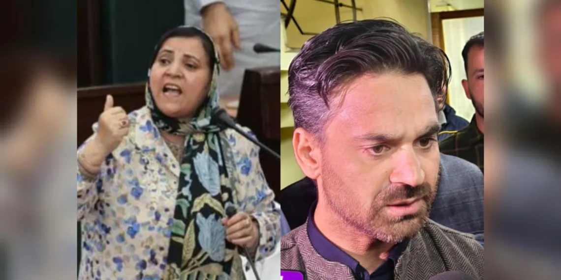 Heated Exchange Between Sakina Itoo, Waheed Para Disrupts J&K Assembly Proceedings
