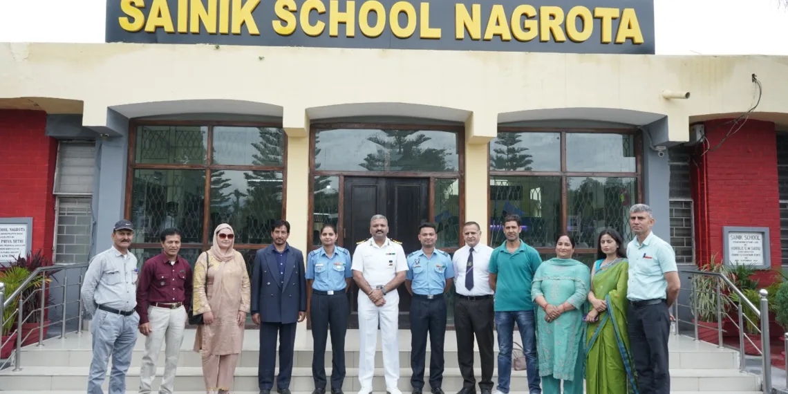 Sainik School Nagrota Honours NDA Cadets, Instills Leadership Among Students