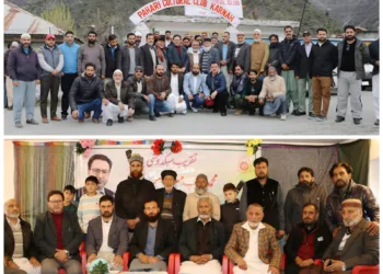 A Grand Felicitation Ceremony Held in Tangdhar Cultural Hall in Honour of Mohammad Ayub Mir Nayeem Karnahi
