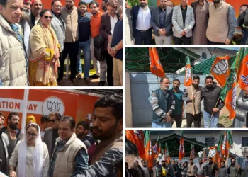 Er. Aijaz Hussain Celebrates BJP’s 47th Foundation Day in Srinagar