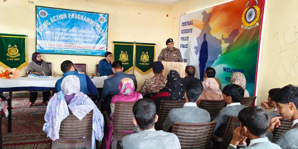 CRPF Empowers Youth, Women with Skill Training Drive in Srinagar Schools