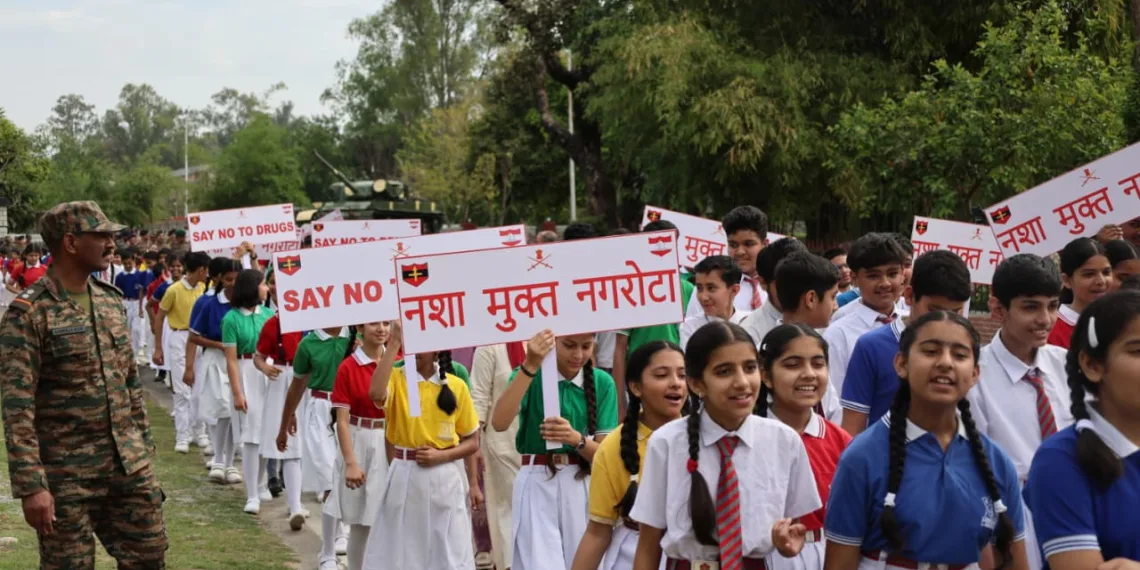 White Knight Corps Launches 100 Days-Long Anti-Drug Campaign Under ‘Nasha Mukt Bharat Abhiyan