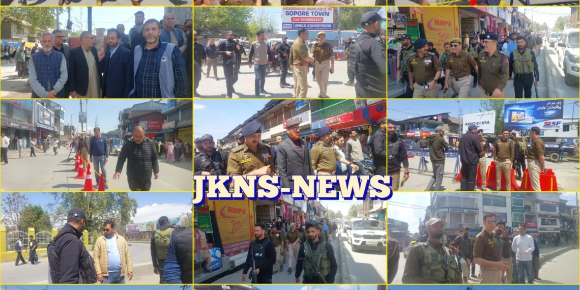 Authorities Launch Trial One-Way Traffic Plan in Sopore to Decongest Roads