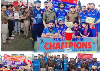Valley Hunters Clinch Ramzan Cup Final in Kulgam; Police Promote Anti-Drug Message Through Sports