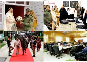 GOC 19 Infantry Division Manoj Joshi Engages with Students at Baramulla Colleges
