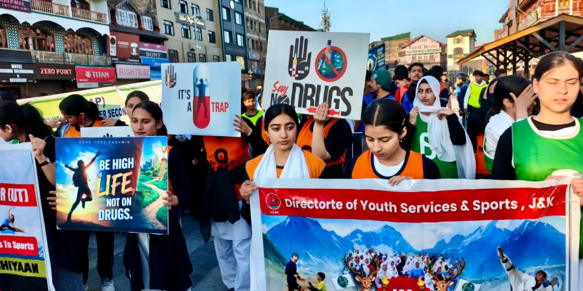 Run for Health, Walk for Change: Srinagar Youth Unite for Nasha Mukt J&K