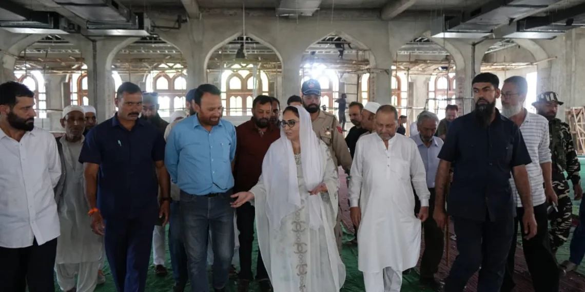 Waqf Board Begins Construction of Long-Pending Jamia Masjid Project in Jammu