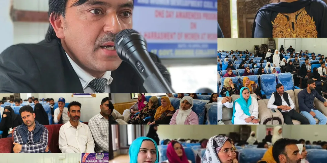 Advocate Sheikh Ishfaq Rasool Highlights POSH Act Provisions at GDC Magam