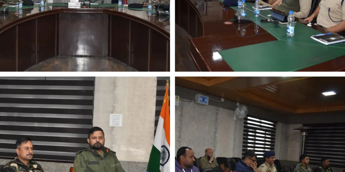 SSP Bandipora Leads High-Level Security Meet, Pushes for Enhanced Vigilance and Joint Strategy