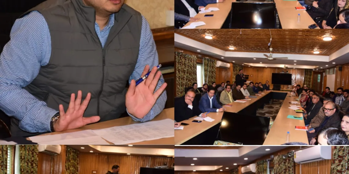 Principal Census Officer (Urban) Srinagar, Commissioner SMC Chairs High-Level Review Meeting
