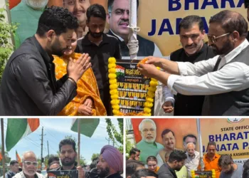 Er. Aijaz Hussain Pays Tribute to Pahalgam Martyrs on 1st Death Anniversary at Srinagar