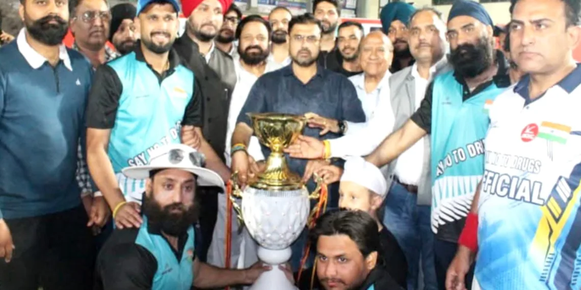 Satish Sharma Emphasizes Youth Engagement, Promotion of Sports at Sher-e-Kashmir T20 Tournament Finale