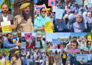 Hundreds of Students Participate in Anti-Drug Awareness Rally in Beerwah Under Nasha Mukht Bharat Abhiyan