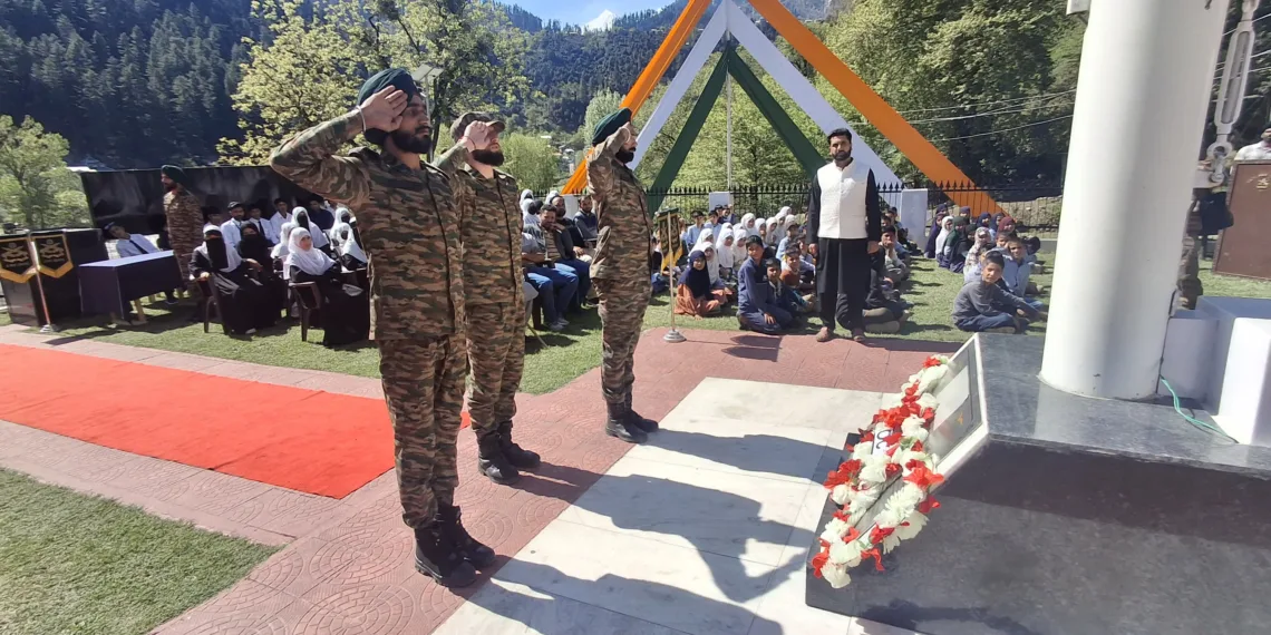 Keran Remembers Pahalgam Martyrs; Army, Civilians Unite in Emotional Tribute Ceremony