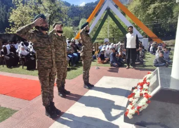 Keran Remembers Pahalgam Martyrs; Army, Civilians Unite in Emotional Tribute Ceremony