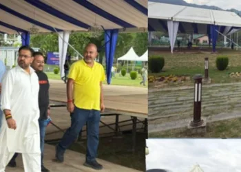Satish Sharma Reviews Elaborate Arrangements for National-Level Chintan Shivir at SKICC