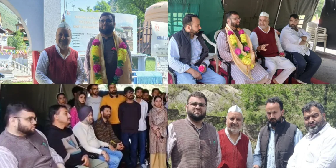 PDP MLA Aga Syed Muntazir Mehdi Visits Sharda Temple, Advocates Reopening of Sharda Peeth