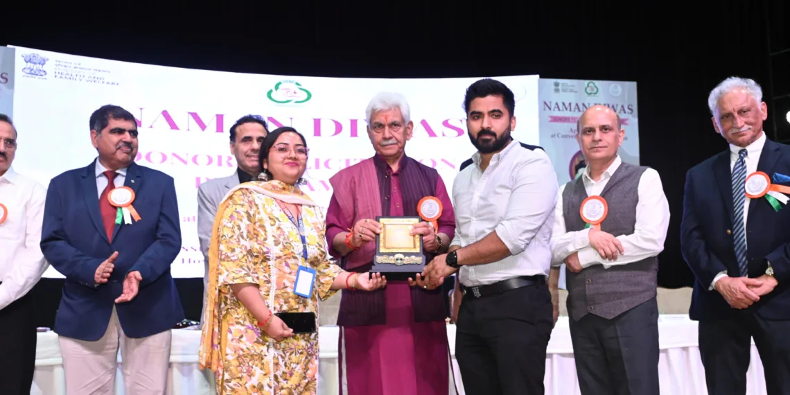 No Award Can Match Gift of Life”: LG Sinha Pays Tribute to Organ Donors at Naman Diwas