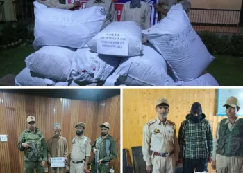 Major Drug Bust in Anantnag: Four Arrested, 166 Kg Contraband Recovered