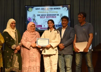 Empowering Women Through Strength: Self-Defence Workshop Concludes at GCW Srinagar
