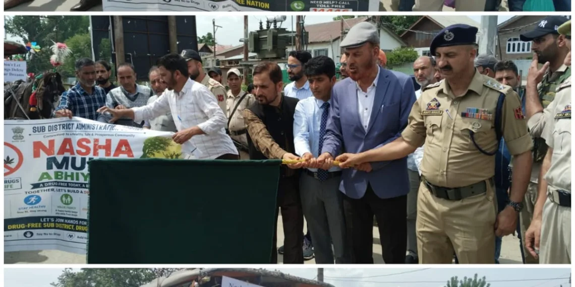 Sopore Hosts Mega Tanga Rally for Second Consecutive Year Under Nasha Mukt Bharat Abhiyan