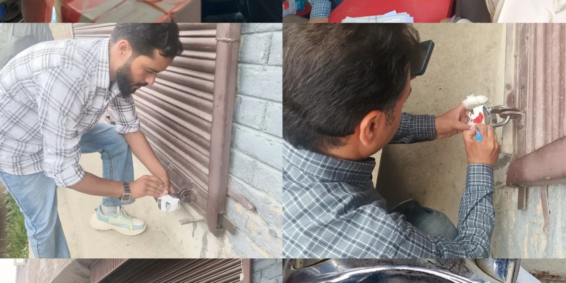 Zero Tolerance on Illegal Drug Trade: Unlicensed Medical Store Sealed in Sopore Crackdown