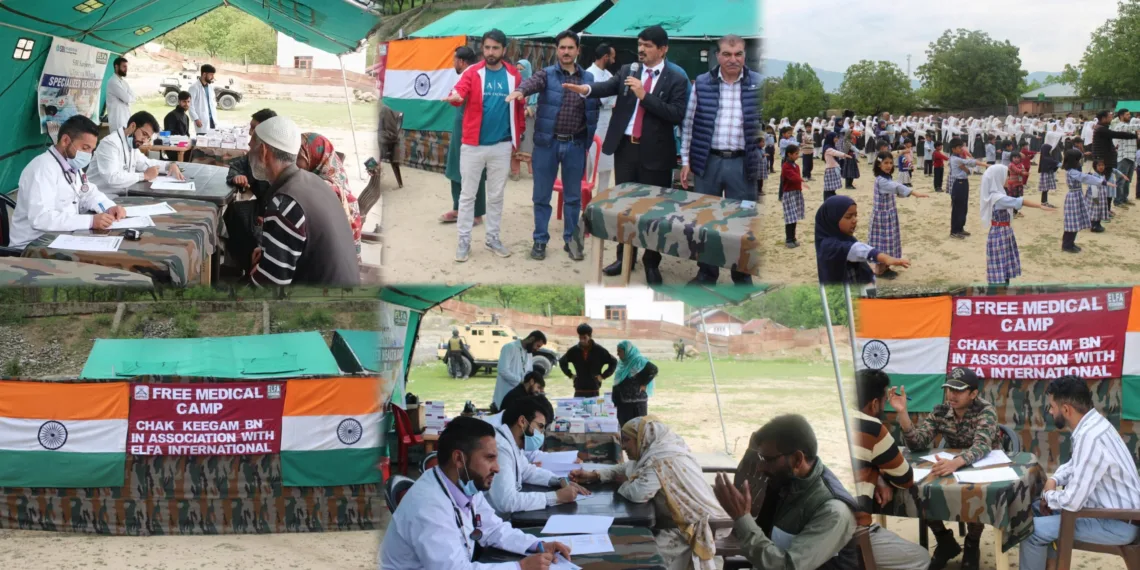 Army, ELFA International Conduct Free Medical Camp and Anti-Drug Awareness Lecture in Kupwara