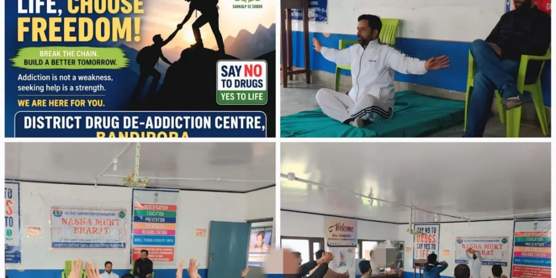 Yoga Against Drugs: Bandipora Hosts Intensive Wellness Drive to Boost Recovery Under Nasha Mukt Abhiyan