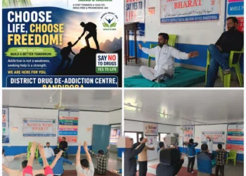 Yoga Against Drugs: Bandipora Hosts Intensive Wellness Drive to Boost Recovery Under Nasha Mukt Abhiyan