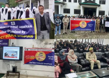 Shopian Police Intensify Anti-Drug Drive, Take Nasha Mukt Campaign to Schools & Streets