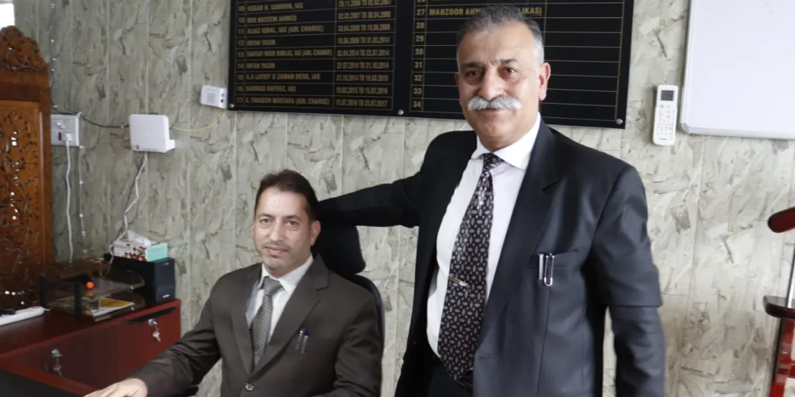 Khurshid Ahmad Shah Takes Charge as Vice Chairman JKLCMA, Reviews Ongoing Works