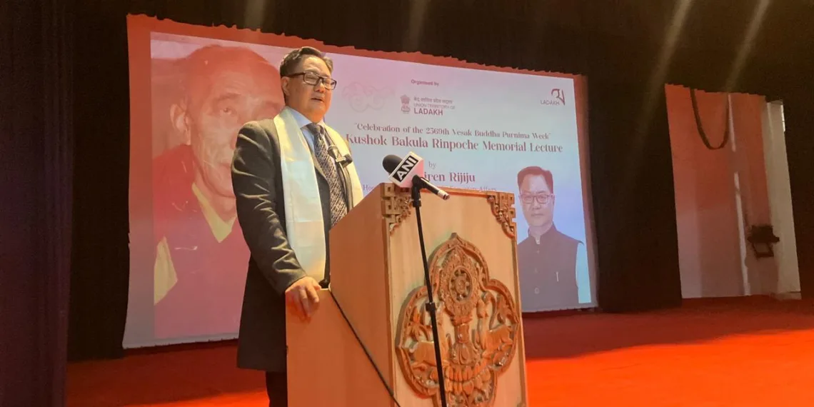 Kiren Rijiju Launches Bakula Rinpoche Memorial Lecture Series in Leh Amid Vesak Celebrations
