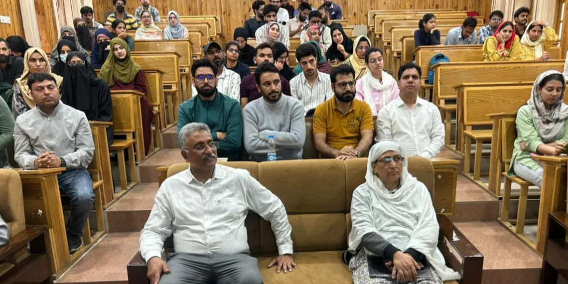 INYAS outreach event features Prof. Chandrabhas Narayan; Over 85 participants attend lecture from leading institutions across J&K