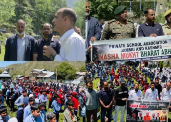“Quit Drugs, Build Your Future”; Historic Rally by Private School Students Held in Karnah; “Healthy Youth Are the Identity of a Strong Kashmir”: Speakers