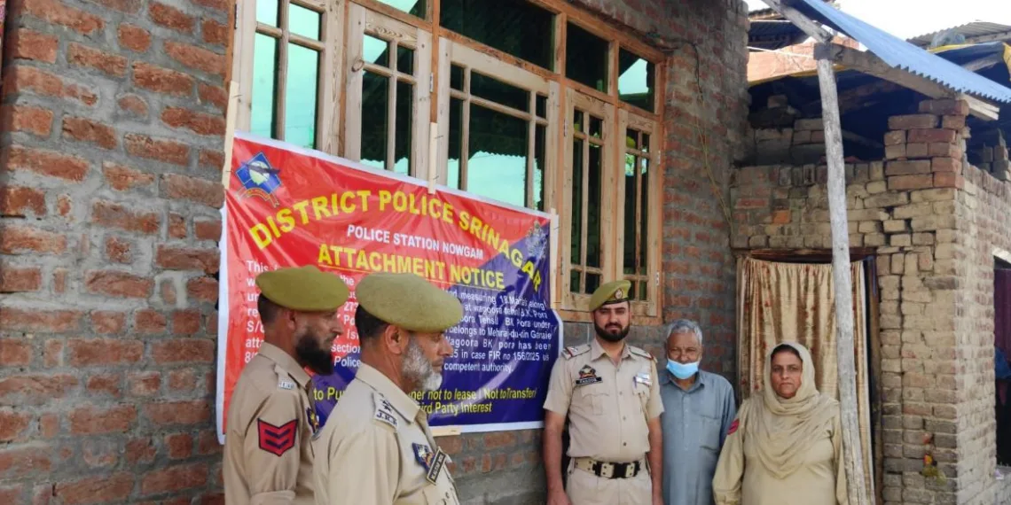 Srinagar Police Strikes Drug Empire, Attaches Properties Worth Over ₹3.5 Crore Under NDPS Act