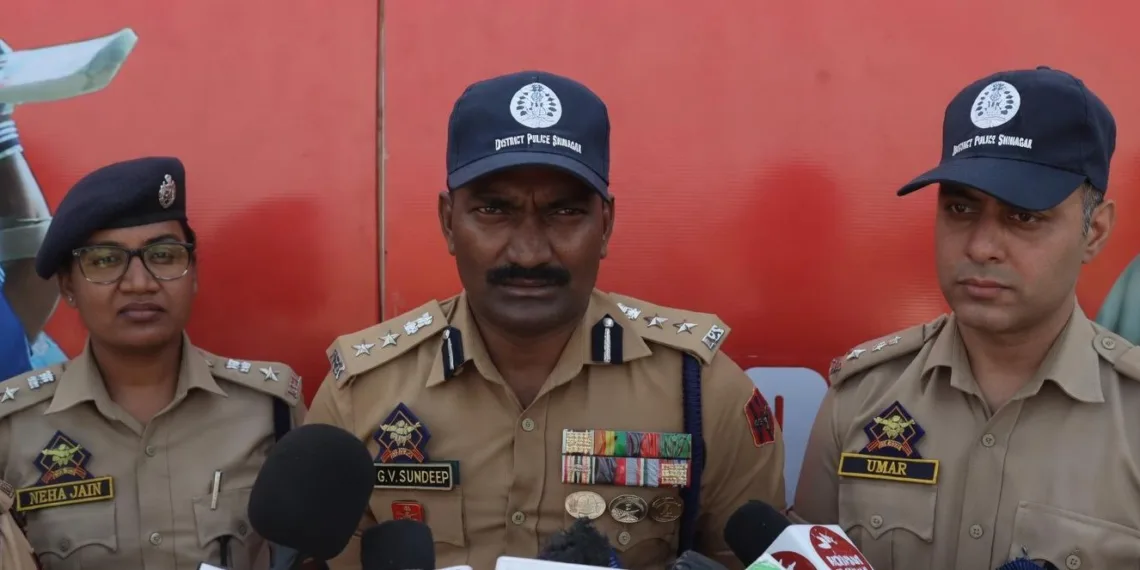 “Fill Grounds and Libraries, Not Police Stations”: SSP Srinagar Dr. G.V Sundeep Urges Youth to Stay Away from Drugs