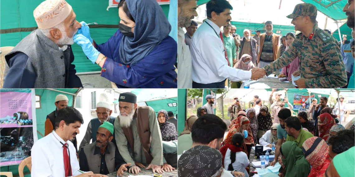 Free Cancer Detection & Multi Speciality Medical Camp Held at Tangdar Along LoC; Locals Hail Indian Army’s Efforts