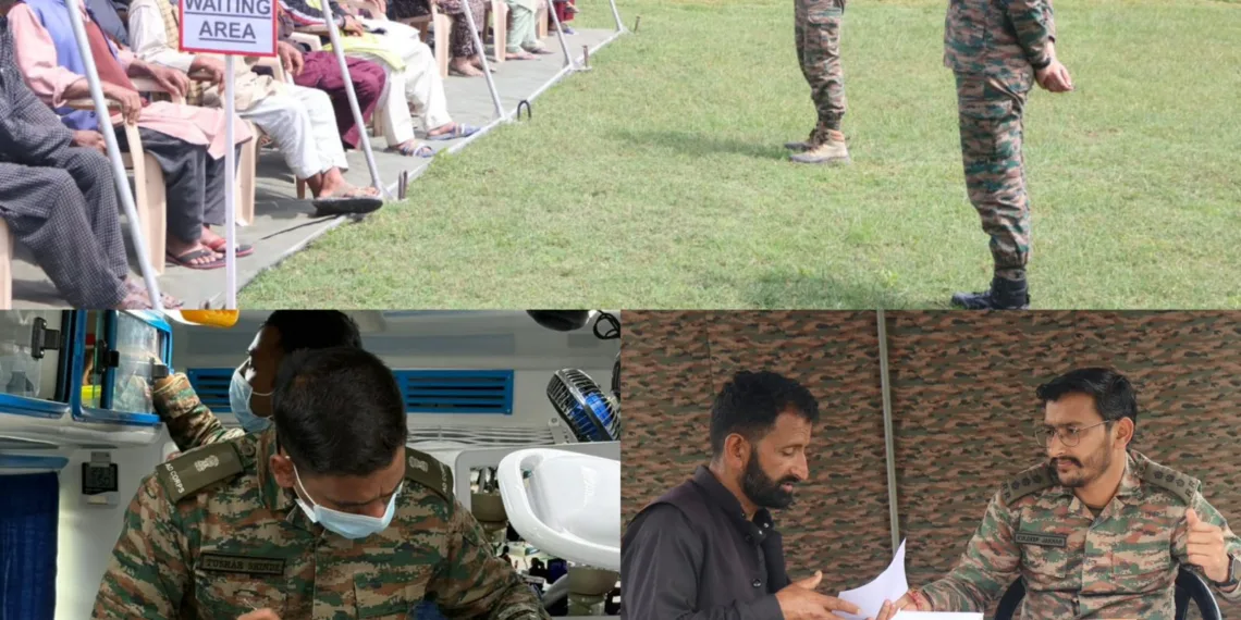 Army Organises Dental Camp at Ghat Gopal, Pattan; Over 300 Locals Benefit
