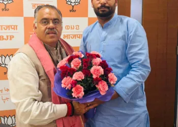Er. Aijaz Hussain Meets BJP National General Secretary Tarun Chugh in New Delhi