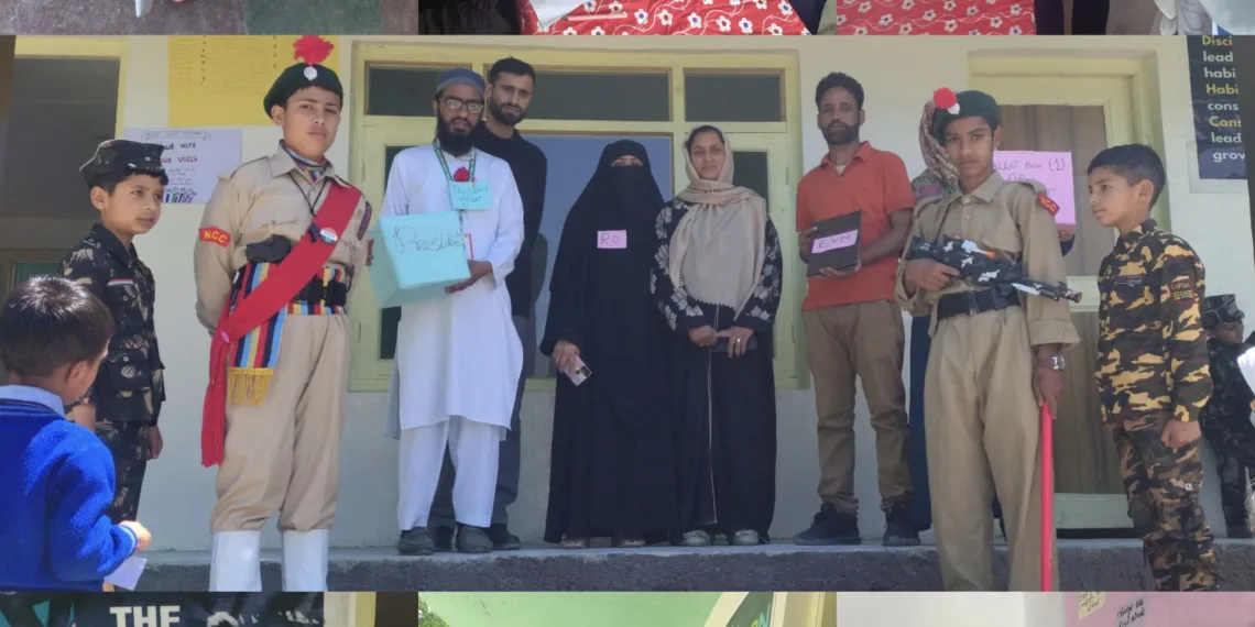 Students Council Elections 2026 Organized at Iqra Model Public School Kandi Karnah