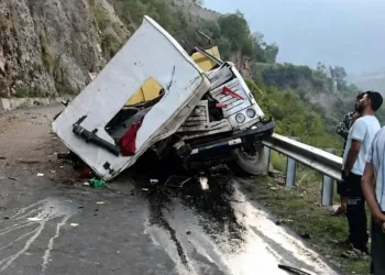 Dumper Driver Killed Reasi-Arnas Road Accident