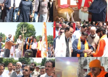 Satish Sharma Attends Adhikmas Kumbh 2026 at Mattan, Visits Religious Shrines; Reviews Sports Infrastructure in Anantnag
