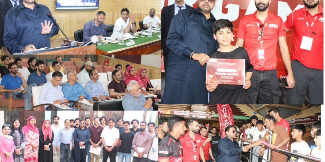 Satish Sharma Pushes for Digital Revolution, Youth-Centric Sports Culture in J&K