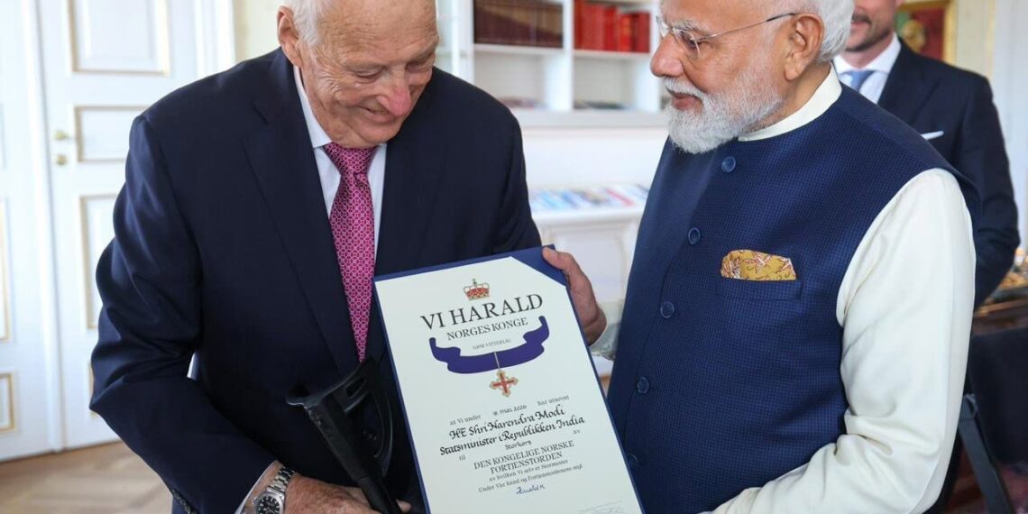 PM Modi Conferred Norway’s Highest Civilian Honour