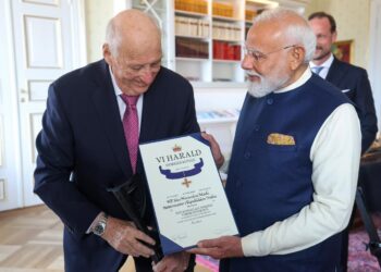 PM Modi Conferred Norway’s Highest Civilian Honour